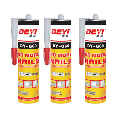 柔軟性・防水性 建築用粘着剤 DEYI DY-G60 固い粘着性 鏡や壁面用の粘着剤