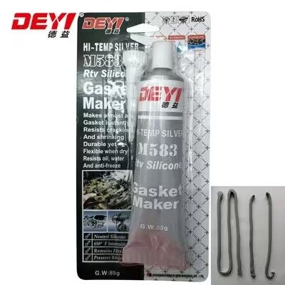 DEYI M583 RTV シリコンガスケートメーカー 工業用・自動車用エンジンの 高温銀用粘着剤