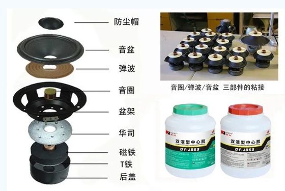 粘着 アクリル 二重コンポーネント ラウンドスピーカー 粘度 3000~9000cps の接着剤