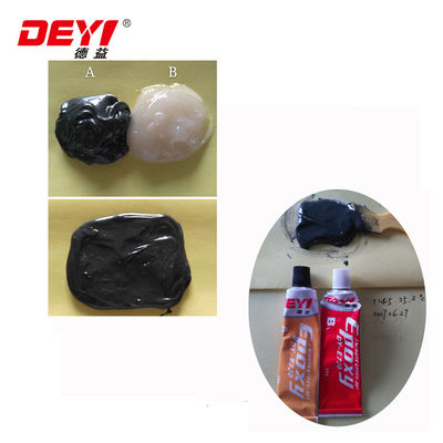 透明な液体エポキシ樹脂粘着剤 黒と白の結合のために