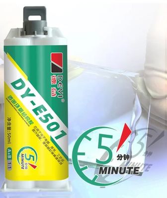 高熱耐性 透明なエポキシ樹脂接着剤 5分 工業用用 急速固化時間