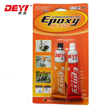 Heat Resistant (-60 to +100°C) Epoxy AB Glue with Touch Dry in 30 Minutes and Full Cure in 24 Hours