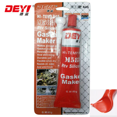 High Temperature Resistant RTV Silicone Gasket Maker with Water Resistance and Blue Color