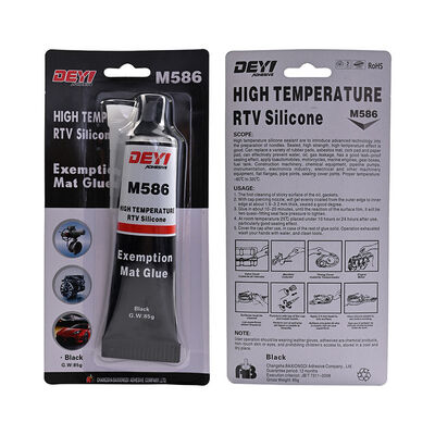 85g 黒色耐酸性シリコーンシーラントガスケットメーカー、工場価格で320℃の耐熱性