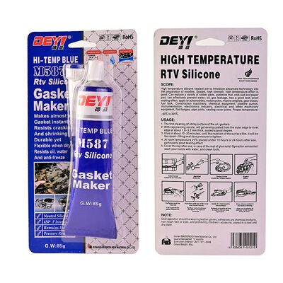 High Temperature 320℃ RTV Silicone Sealant Gasket Maker with Acetoxy Neutral Curing for Multi-Application
