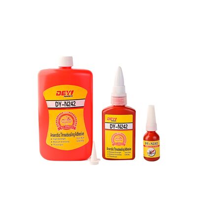 DEYI N242 ブルー 中等強度 無酸素スレッドローカー 堅果やボルト用の接着剤