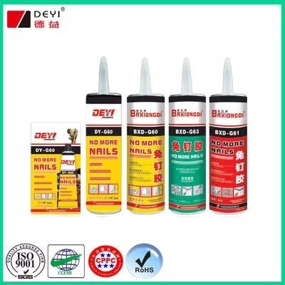 固執性強 Anti-Fungus Glue 溶剤のない液体配列の建築用粘着剤