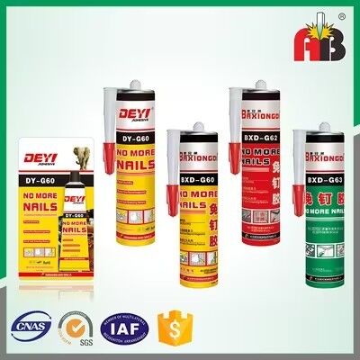 固執性強 Anti-Fungus Glue 溶剤のない液体配列の建築用粘着剤