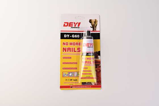 柔軟性・防水性 建築用粘着剤 DEYI DY-G60 固い粘着性 鏡や壁面用の粘着剤