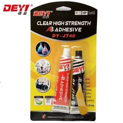 皮を剥がす強度が高い 透明なエポキシAB粘着剤 DY-JT40 自動車・電子機器メーカー用 迅速固化ポッティング粘着剤