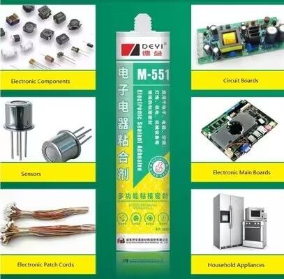 プロフェッショナルグレードのPVC電子シーラント |回路基板保護用の黒と透明の接着剤メーカー