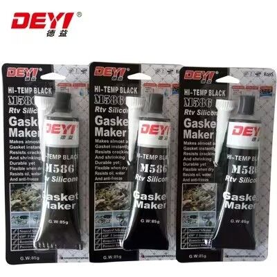 ブラックRTV シリコンシール剤 粘着剤 ガスケットメーカー 高温工業機器用