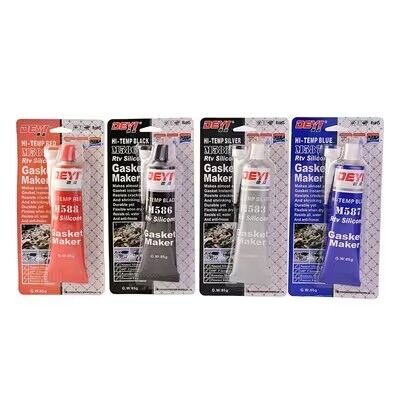 ブラックRTV シリコンシール剤 粘着剤 ガスケットメーカー 高温工業機器用